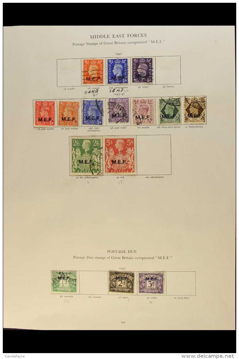 1942-51 ALL DIFFERENT USED COLLECTION With Issues Of Eritrea Incl 1950 To 3s On 5s, 1948 30c On 3d Postage Due,... - Italian Eastern Africa