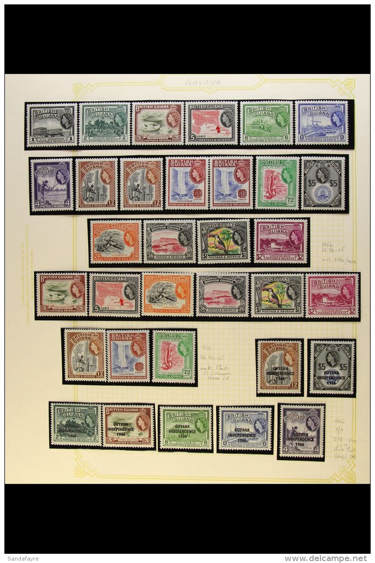 1877-1986 MINT AND USED COLLECTION An Interesting Collection On Album Pages With Much That Is Never Hinged Mint,... - Guyane Britannique (...-1966)