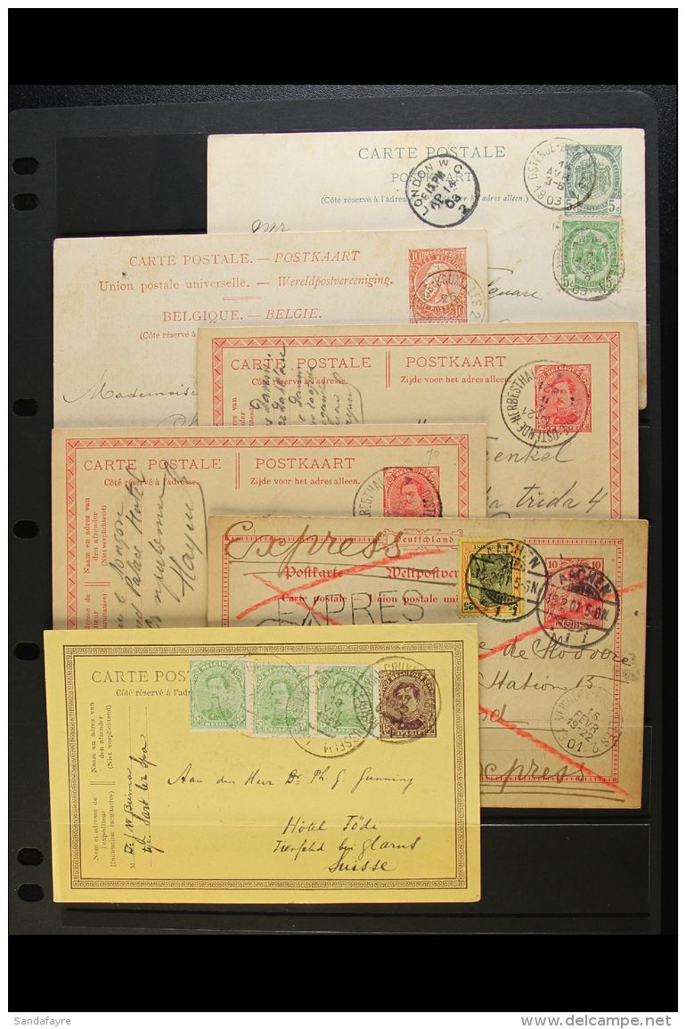 POSTAL STATIONERY CARD COLLECTION 1898-1930s USED Range Of Printed Postal Stationery Cards Of Various Denomination... - Autres & Non Classés