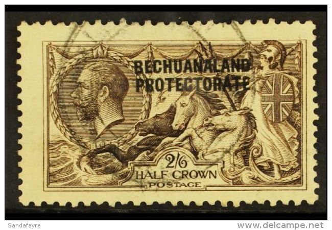 1913-24 2s6d Sepia Seahorse, DLR Printing, SG 86, Fine Used. For More Images, Please Visit... - Other & Unclassified