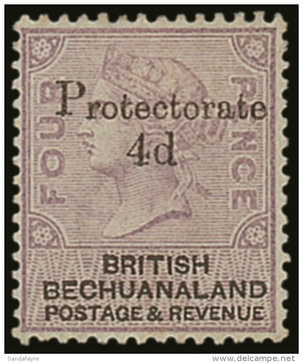 1888 4d On 4d Lilac And Black, SG 44, Very Fine And Fresh Mint. Scarce Stamp! For More Images, Please Visit... - Autres & Non Classés