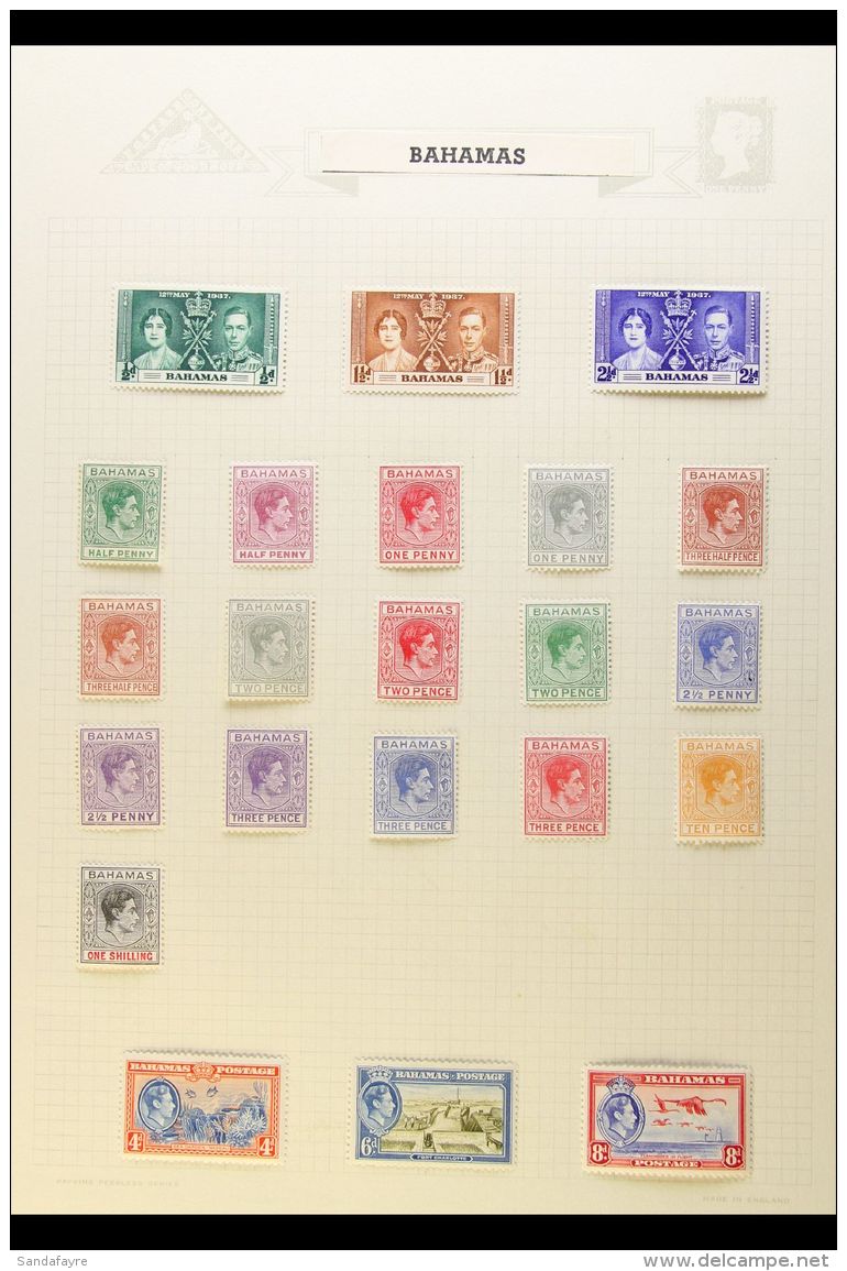 1937-1970 COLLECTION On Leaves, Fresh Mint (some Later Never Hinged) And Fine Used Stamps, Inc 1938-52 Used Set To... - Autres & Non Classés