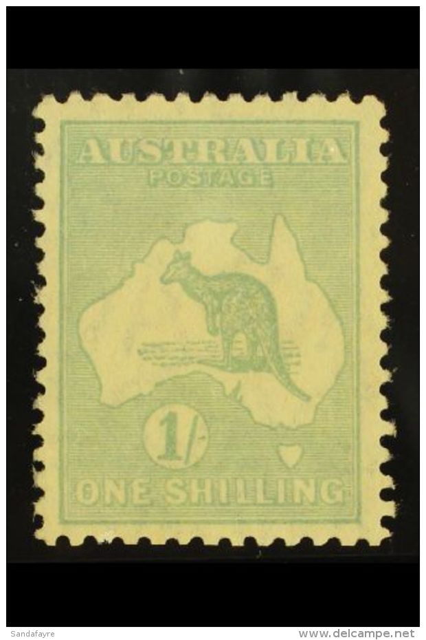 1929-30 1s Blue-green 'Roo, SG 109, Never Hinged Mint. For More Images, Please Visit... - Andere & Zonder Classificatie