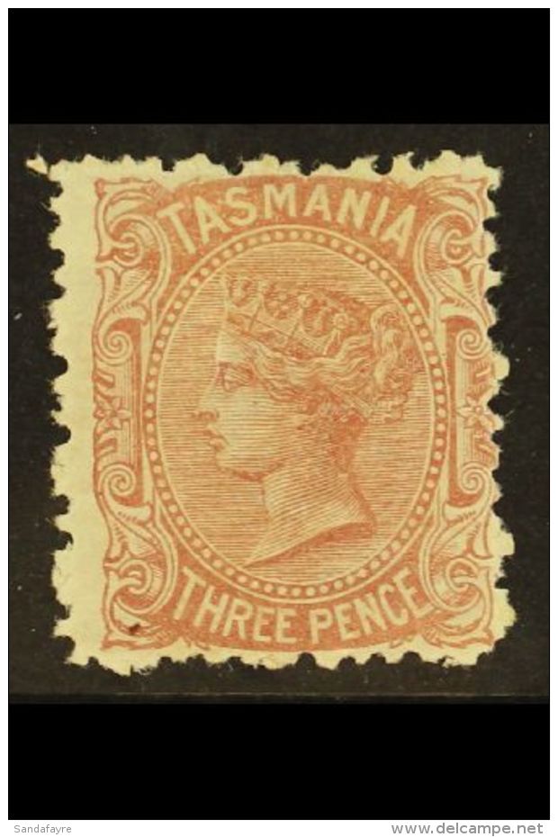 TASMANIA 1871-75 3d Red-brown, Perf 12, SG 152, Fine Mint. For More Images, Please Visit... - Other & Unclassified