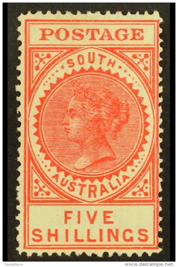 SOUTH AUSTRALIA 1904-11 5s Scarlet, SG 290a, Very Fine Mint. For More Images, Please Visit... - Andere & Zonder Classificatie
