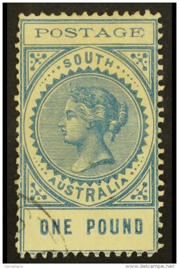 SOUTH AUSTRALIA 1902-04 &pound;1 Blue, SG 279, Very Fine Used. For More Images, Please Visit... - Autres & Non Classés