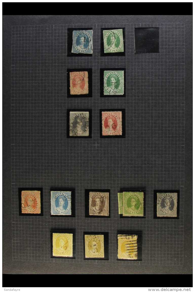 QUEENSLAND 1897-1908 COLLECTION - Chiefly Used, Presented In Issue Order With A Good Range Of Basic Stamps Plus... - Andere & Zonder Classificatie