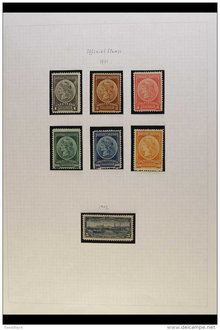 1901-1928 ATTRACTIVE MINT COLLECTION In Hingeless Mounts On Leaves, ALL DIFFERENT, Inc 1908-09 Set, 1911 &amp;... - Other & Unclassified