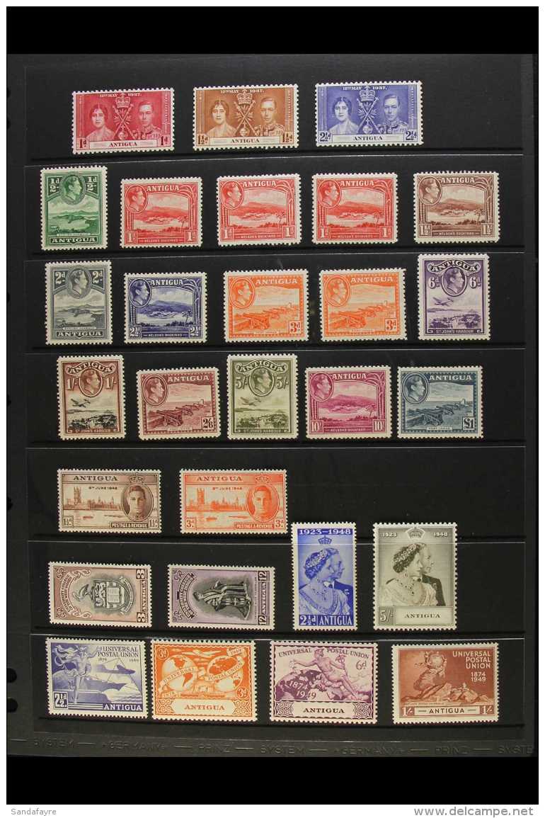1937-51 MINT KGVI COLLECTION A Complete "Basic" Collection Plus Some 1938-51 1d &amp; 3d Shades. Fine Condition... - Andere & Zonder Classificatie