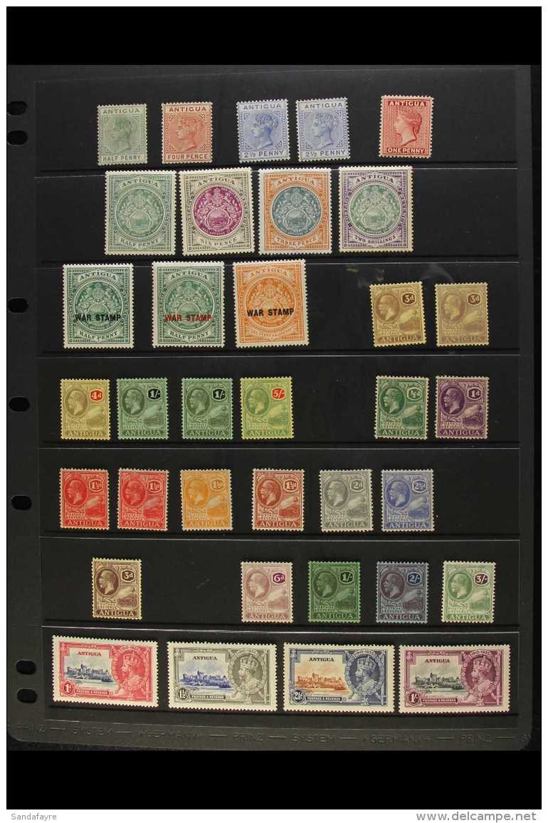 1882-1935 OLD TIME MINT SELECTION Presented On A Stock Page. Includes QV Range To 4d, 1903-17 "Seal" To 2s, KGV... - Other & Unclassified