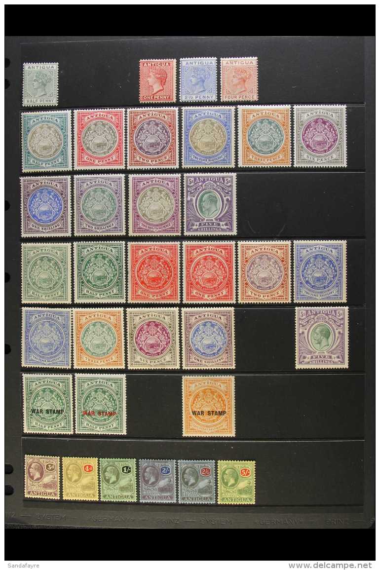 1882-1935 FINE MINT COLLECTION On Stock Pages, ALL DIFFERENT, Inc 1903-07 Set, 1908-17 Set To 1s With All Listed... - Other & Unclassified