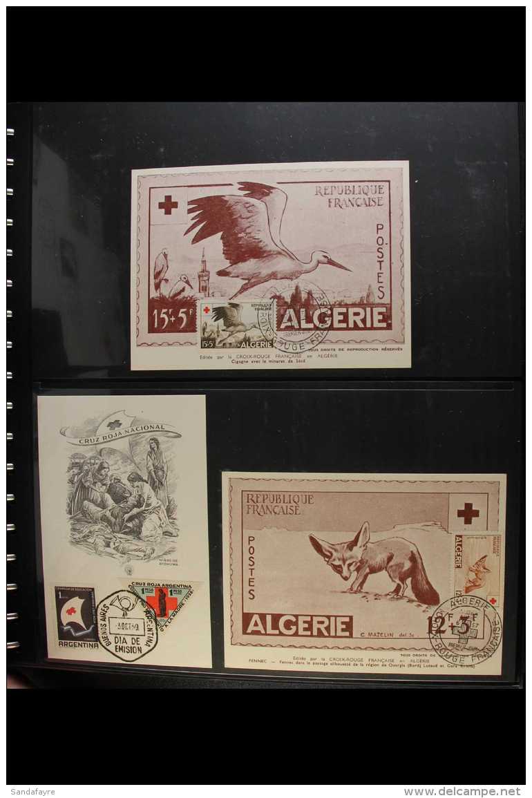 RED CROSS FIRST DAY COVERS / MAXI-CARDS ALL WORLD 1946-99 COLLECTION Housed In An Album, Includes A Number Of 1963... - Unclassified