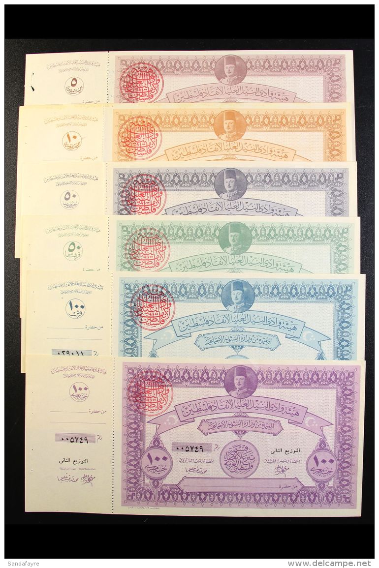 POSTAL ORDERS Egyptian 1940-1950 Group Of Unused King Farouk Postal Orders With Complete Counterfoils Including 5p... - Non Classés