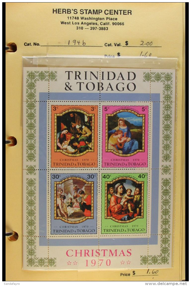 BELIZE, GUYANA, AND TRINIDAD &amp; TOBAGO 1960s &amp; 70s Ex Dealers Never Hinged Mint Duplicated Stock In Small... - Andere & Zonder Classificatie