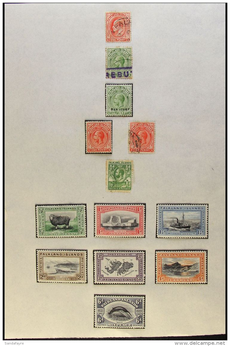 BRITISH SOUTH ATLANTIC OCEAN 1884-1970's MOSTLY MINT COLLECTION On Leaves, Mainly All Different,  Inc Ascension... - Andere & Zonder Classificatie