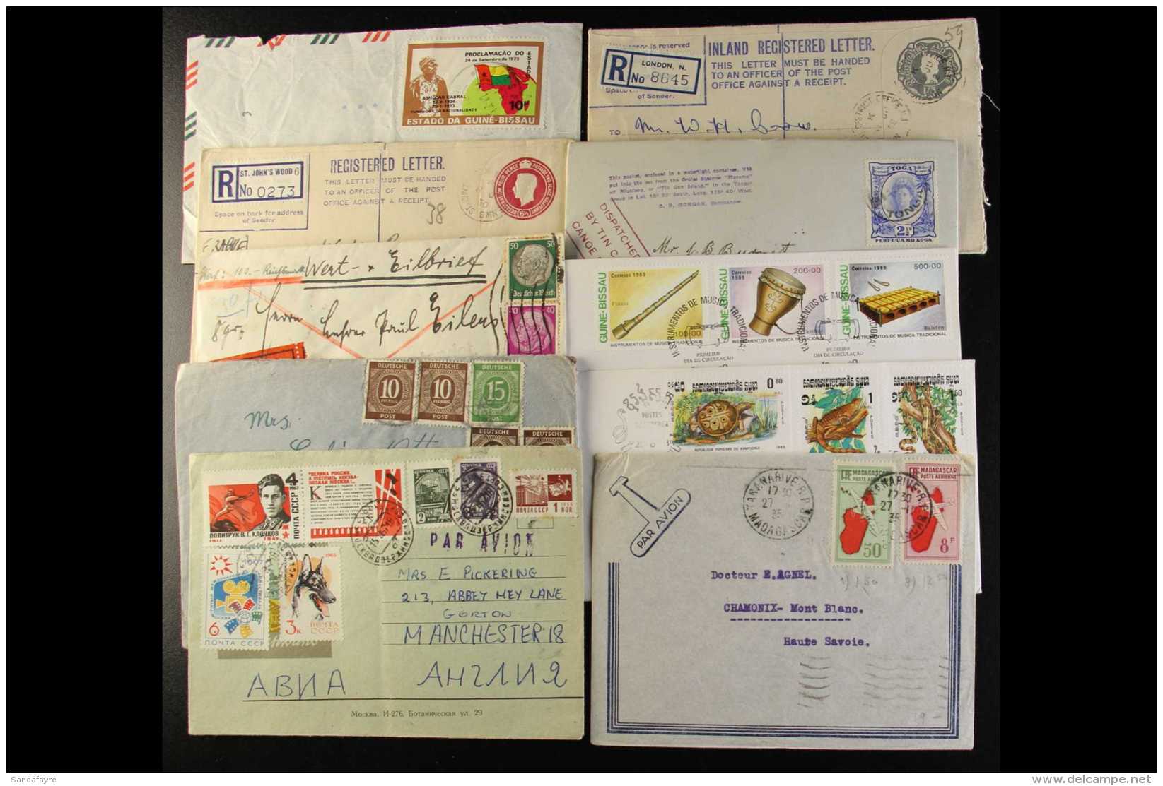 WORLD COVERS &amp; CARDS HOARD. Chiefly 20th Century Accumulation Of Commercial And Philatelic Covers &amp;... - Andere & Zonder Classificatie