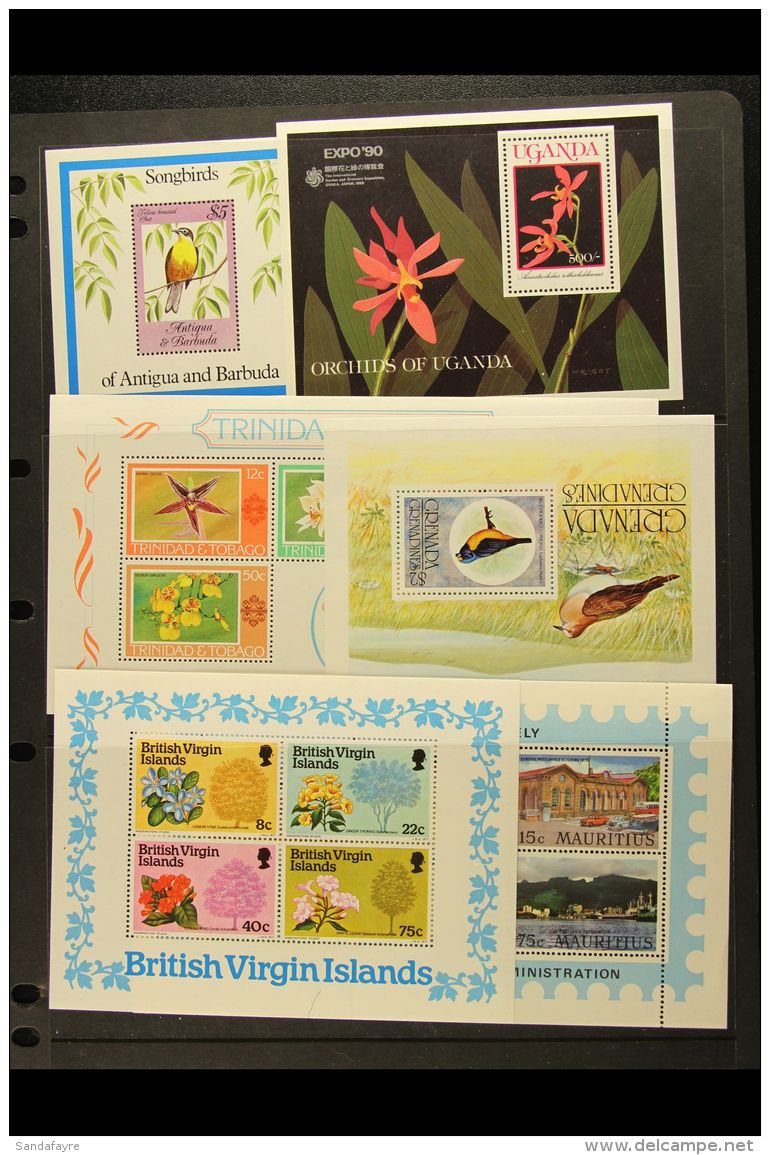 BRITISH COMMONWEALTH MINI-SHEETS 1960's-1990's Superb Never Hinged Mint Accumulation Of Miniature Sheets And... - Autres & Non Classés