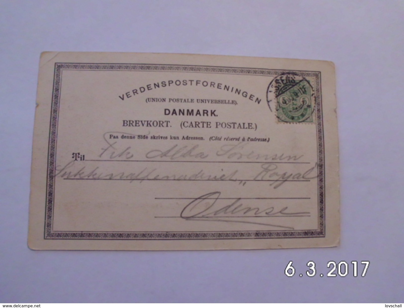 Hilsen Fra Assens. - Banegaarden, Posthuset Og Willemoëstatuen. (27 - 4 - 1903) - Denmark