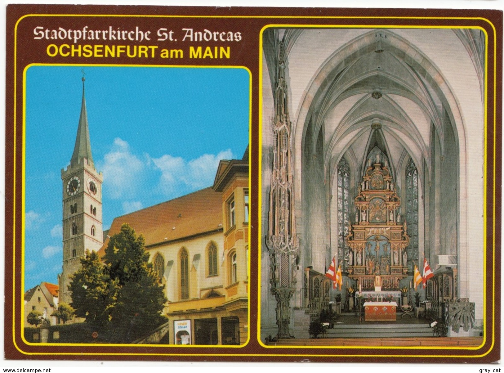 Stadtpfarrkirche St. Andreas, OCHSENFURT Am MAIN, Unused Postcard [19712] - Ochsenfurt