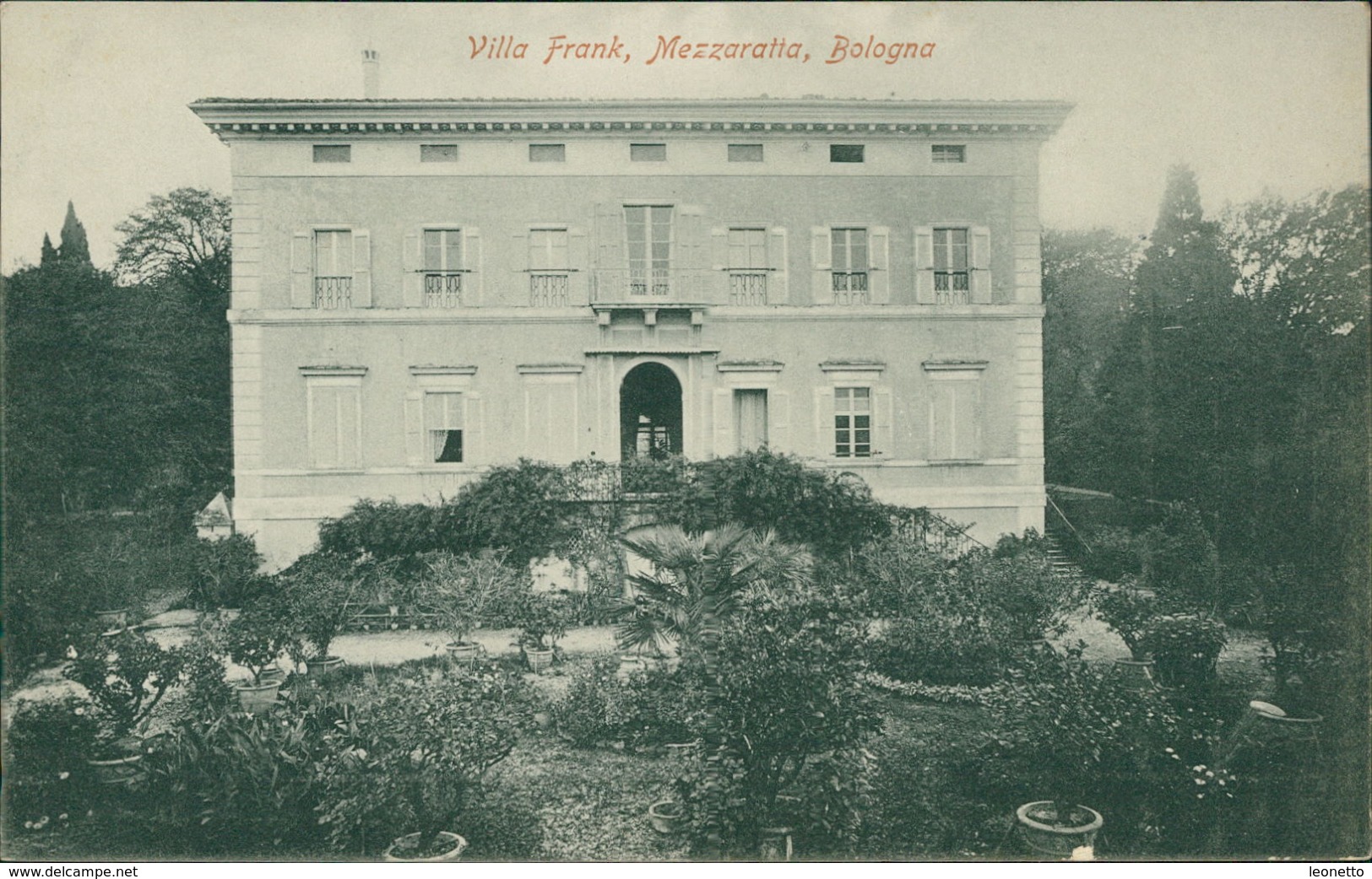 AK Bologna, Villa Frank, Mezzaratta, Um 1911 (2187) - Bologna