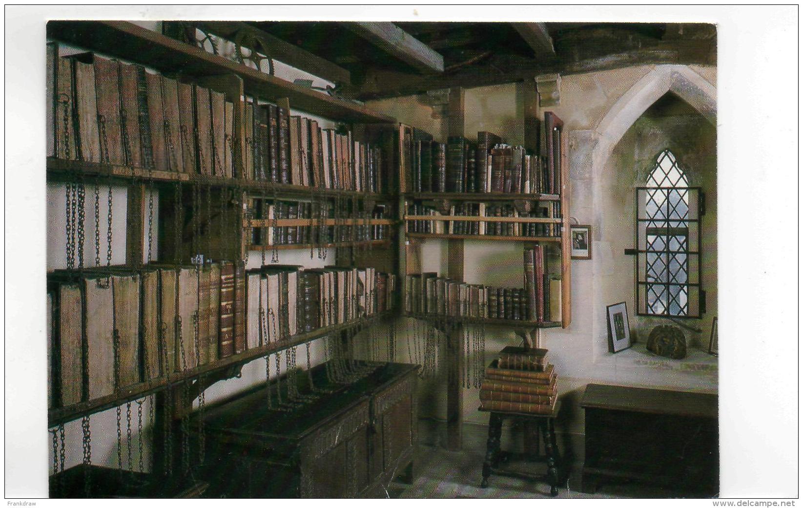 Postcard - Wimborne Minster,Chained Library Dorset No Card No. New - Unclassified