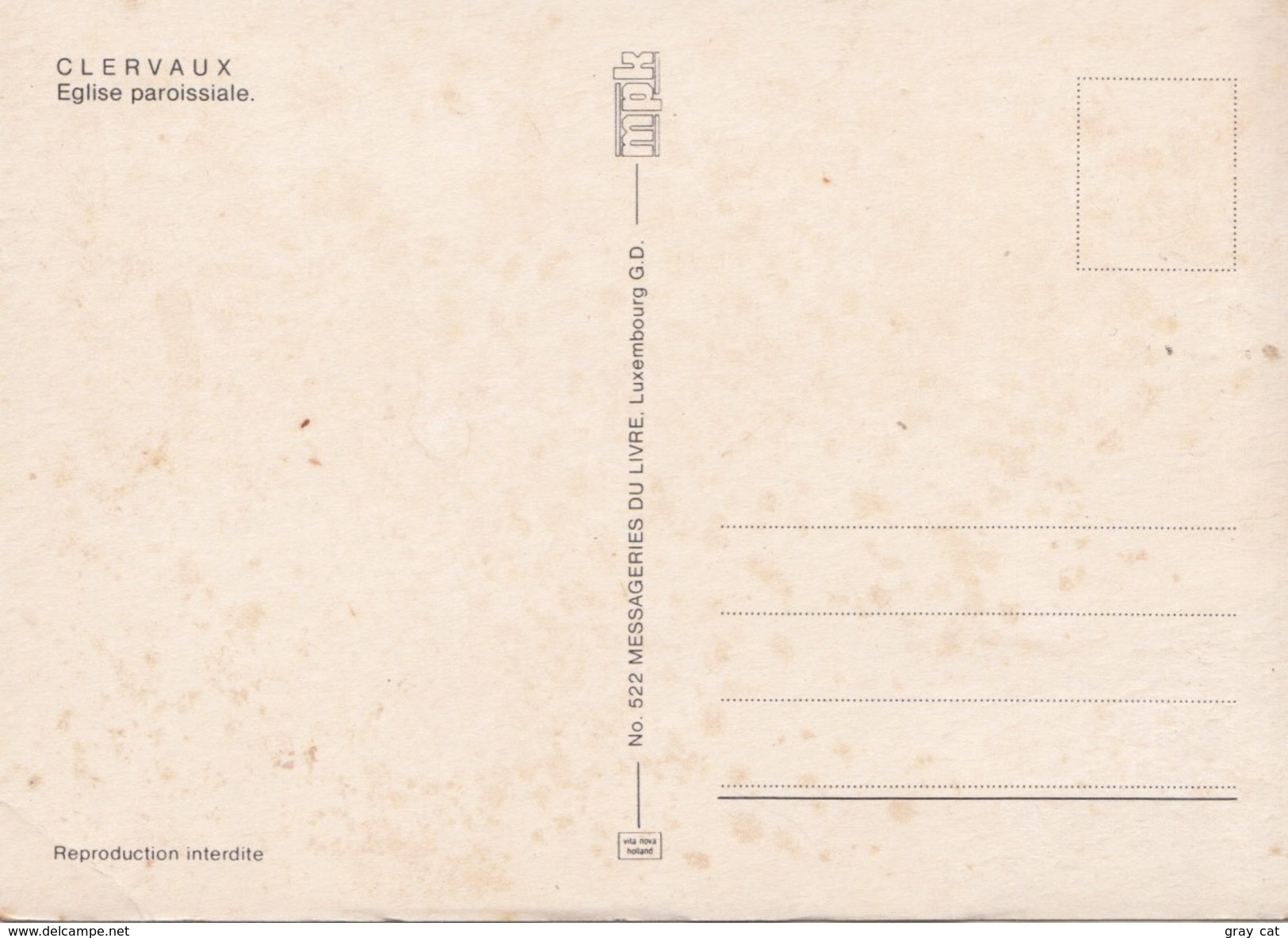 CLERVAUX, Eglise Paroissiale, Unused Postcard [19731] - Clervaux