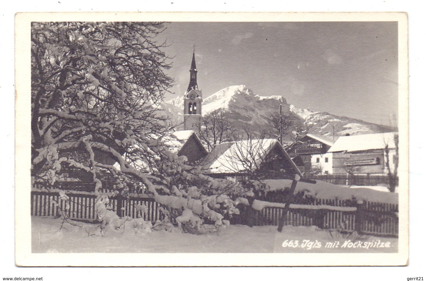 A 6080 INNSBRUCK - IGLS, Dorfansicht, 193... - Igls