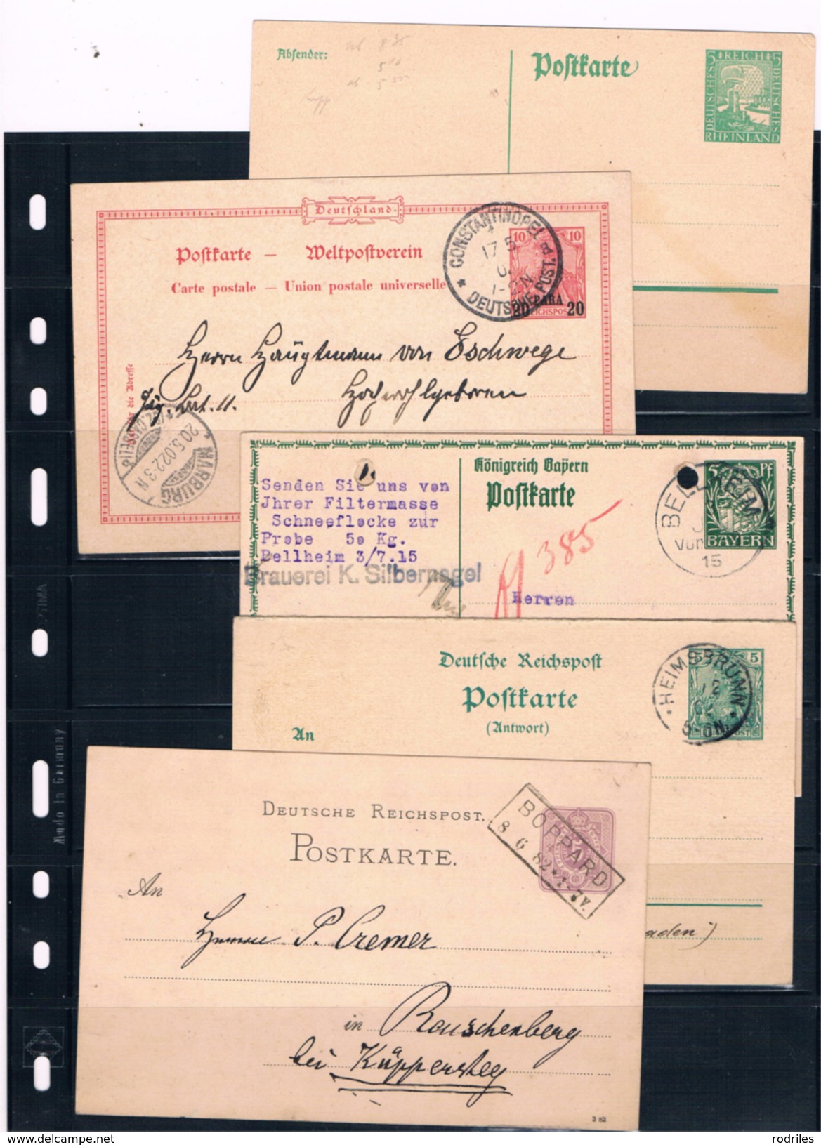 Alemania. 18 Piezas De Historia Postal - Andere & Zonder Classificatie