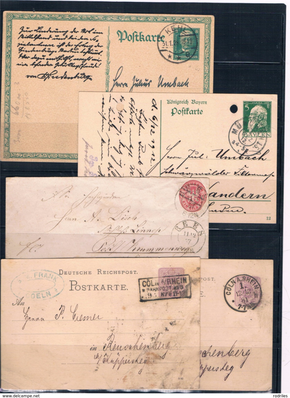 Alemania. 18 Piezas De Historia Postal - Otros & Sin Clasificación