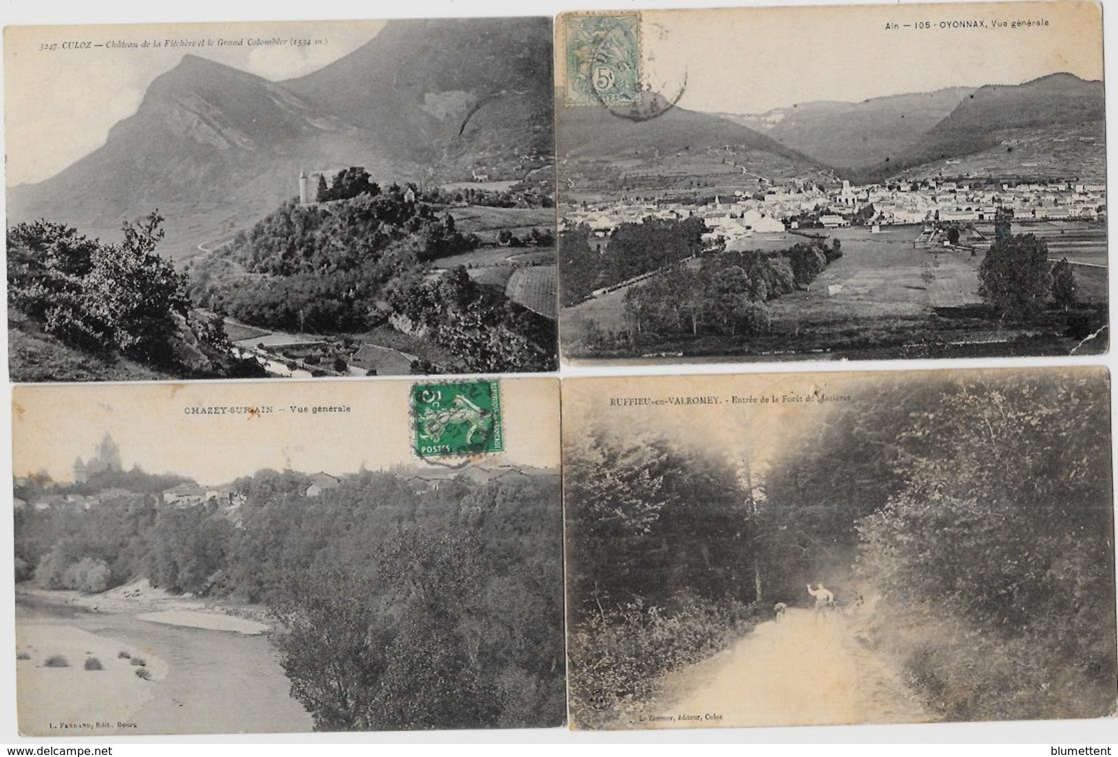 Lot 121 De 100 CPA De L'AIN Département 01 Déstockage Pour Revendeurs Ou Collectionneurs PORT GRATUIT FRANCE - 100 - 499 Postales