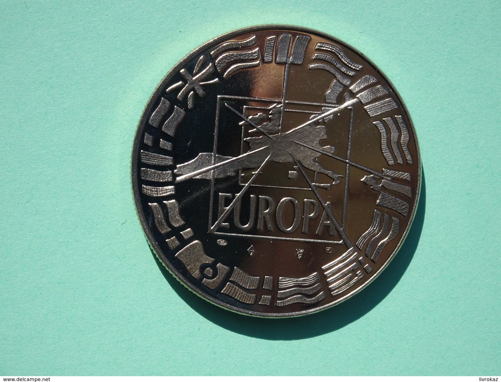 Trésor Du Patrimoine, Médaille 1er Janvier 1999, Euro Parité, Europa, Cupro-nickel Aspect Doré - TRÈS BON ÉTAT - Autres & Non Classés