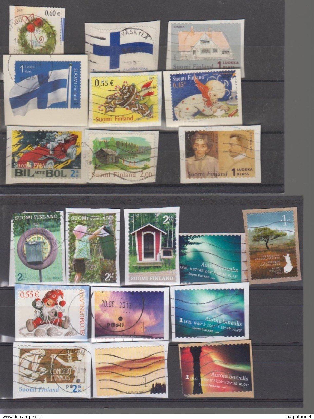 Finlande Lot De 36 Timbres O Différents - Collections