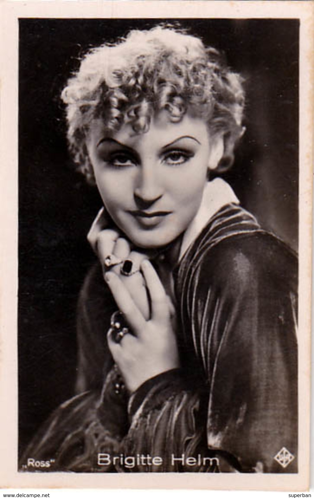 CINÉMA - ACTRICE: BRIGITTE HELM - SÉRIE : 10 PHOTOS des ANNÉES 1920 - ´30 : ROSS ~ 5 x 7 CM & POCHETTE ORIGINALE (v-738)