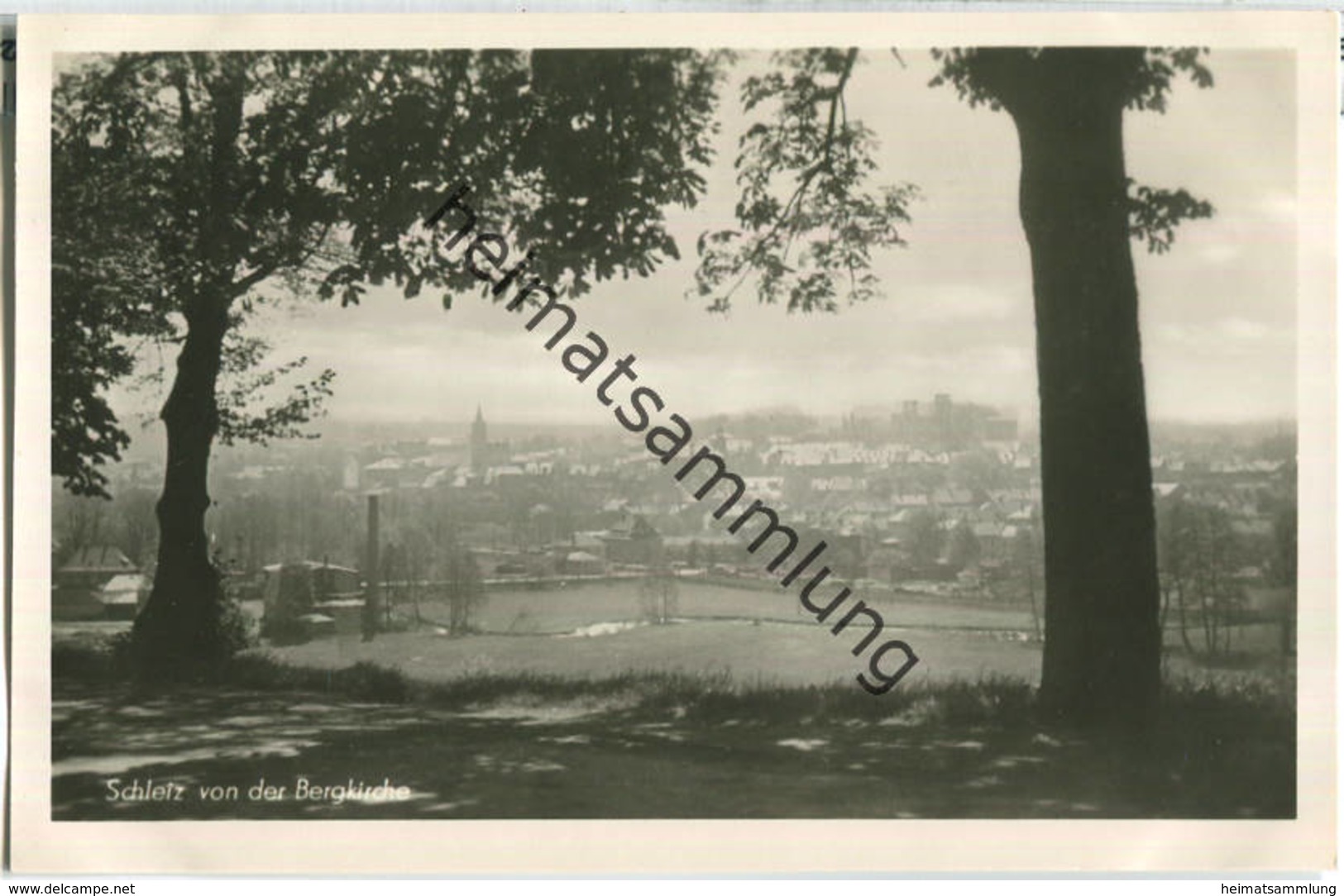 Schleiz Von Der Bergkirche - Foto-Ansichtskarte - Schleiz