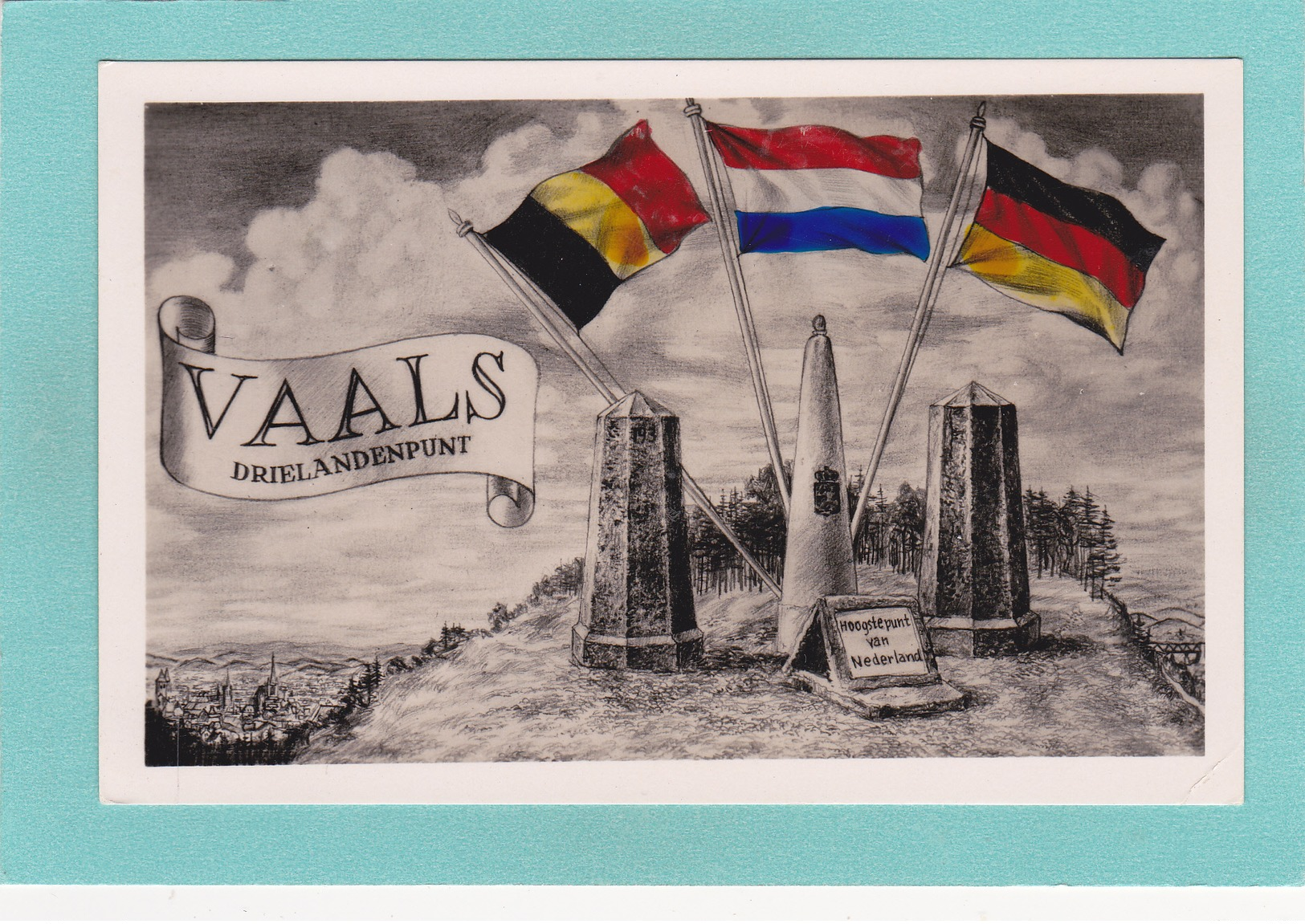 Old/Antique? Postcard Of Drielandenpunt,Vaals, Limburg, Netherlands,Q71. - Vaals