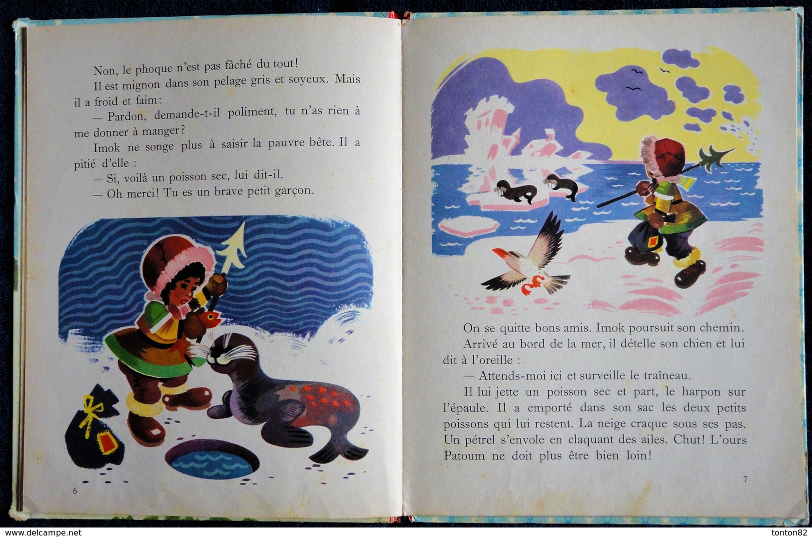 Robert Marsia - IMOK le petit Esquimau - Collection   " Farandole " - Casterman - ( 1958 ) .