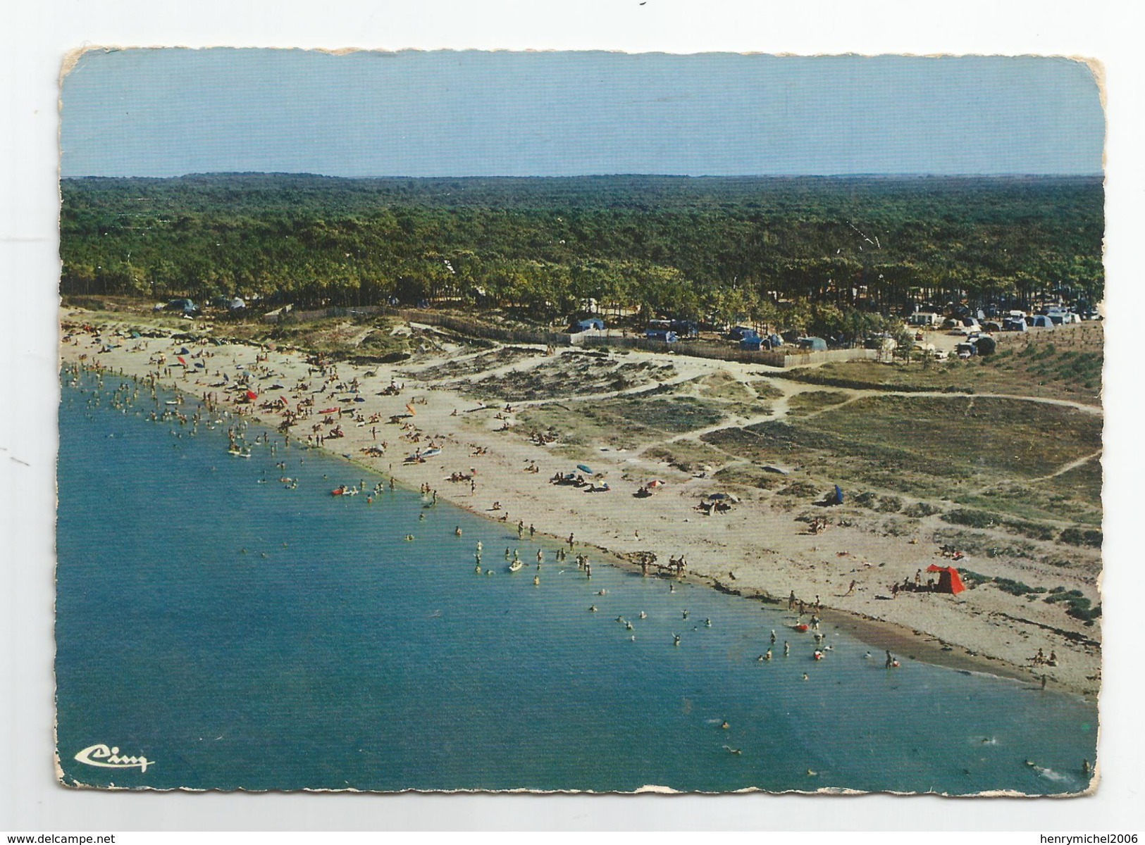 85 Vendée - Fromentine Vue Aérienne La Grade Cote La Place Du Camping 1960 - Other & Unclassified