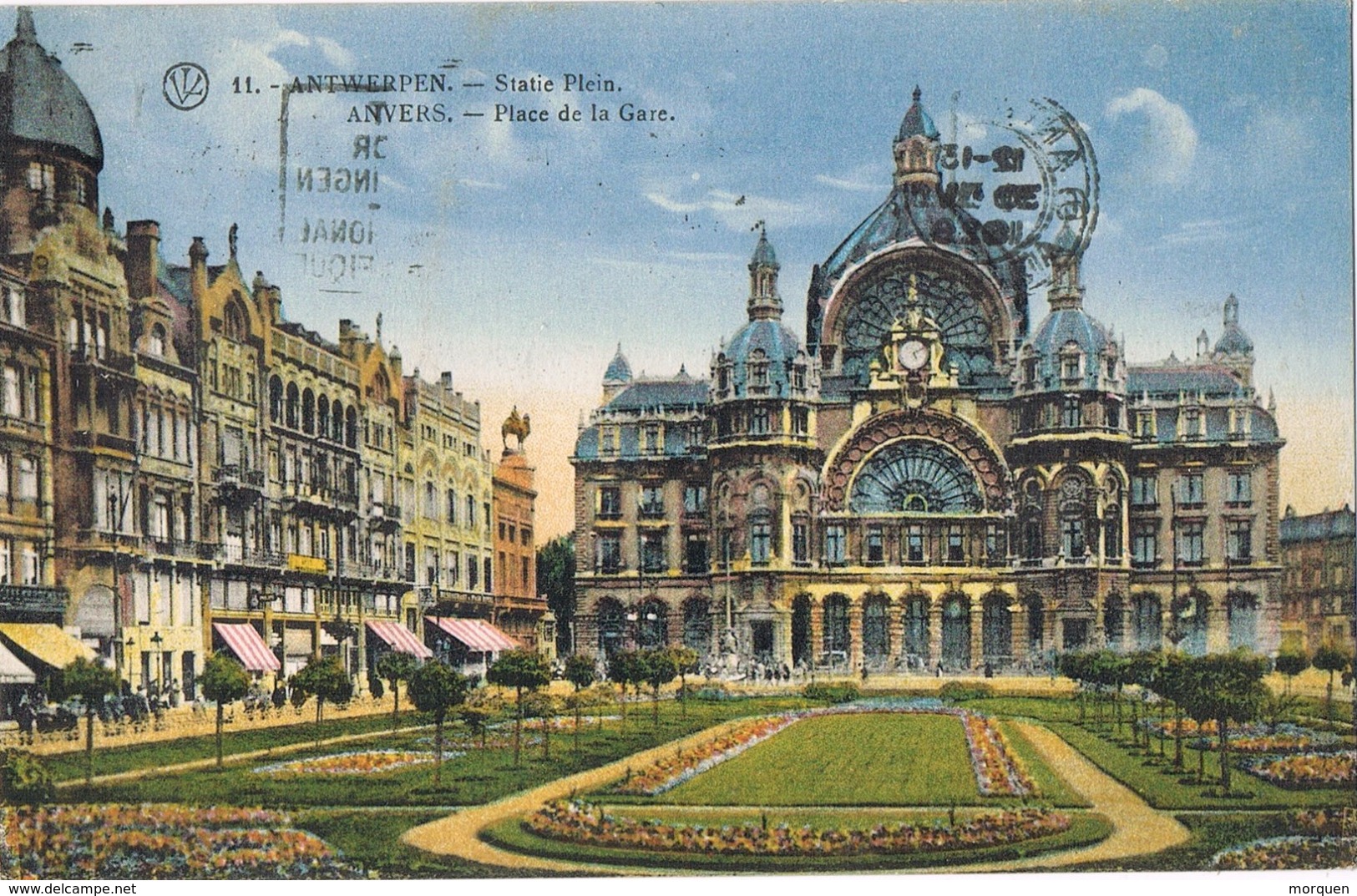 23564. Postal ANTWERPEN, Anvers (Belgien) 1928. Suscription Fonds Nationals - Cartas & Documentos