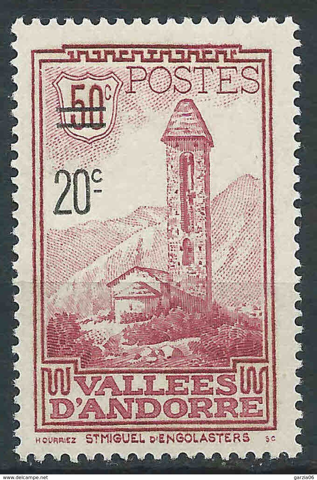 Andorre - 1935 - Paysages - N° 46 - Neuf * - MLH - Nuevos