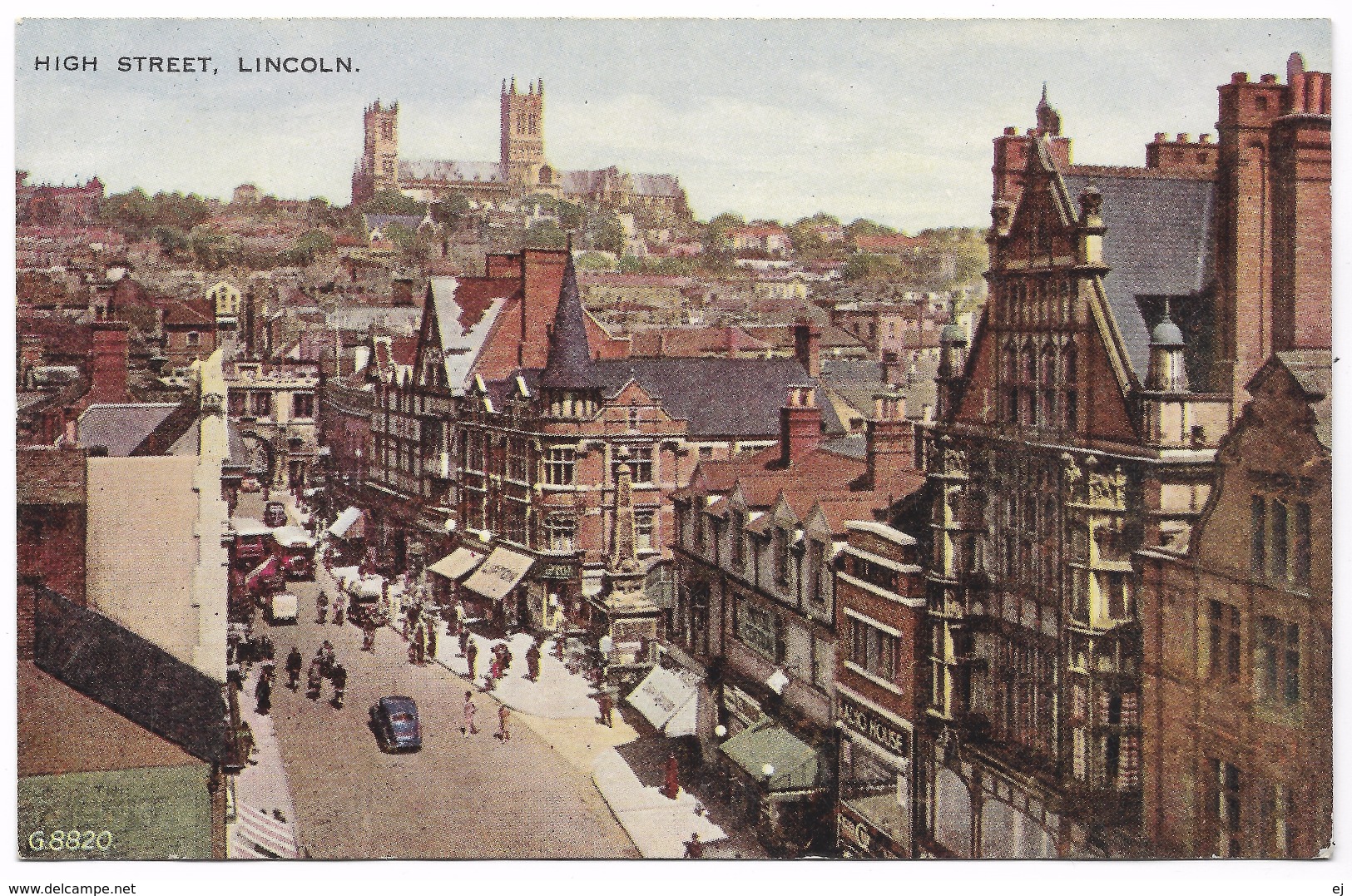 High Street Lincoln - Dated 1948 - Valentine's - Lincoln