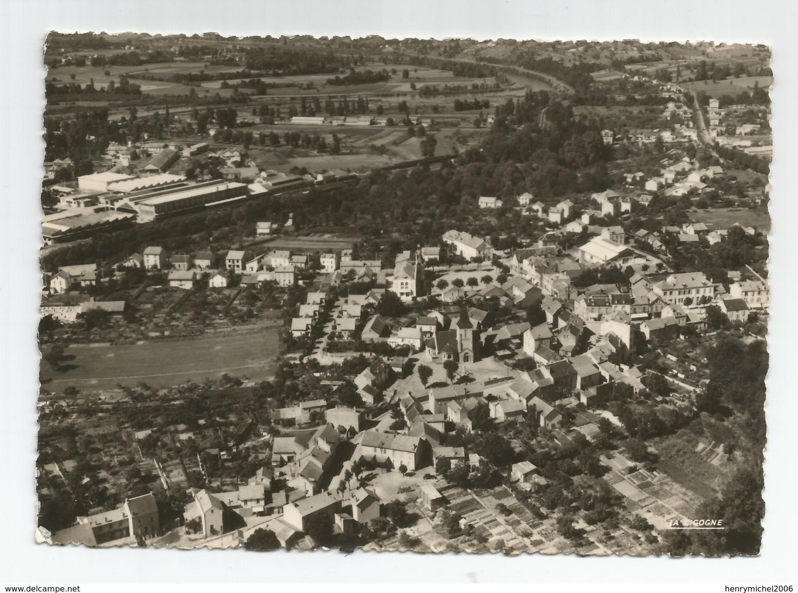 Allier - 03 - Saint Yorre Vue Aérienne Générale 1975 - Sonstige & Ohne Zuordnung