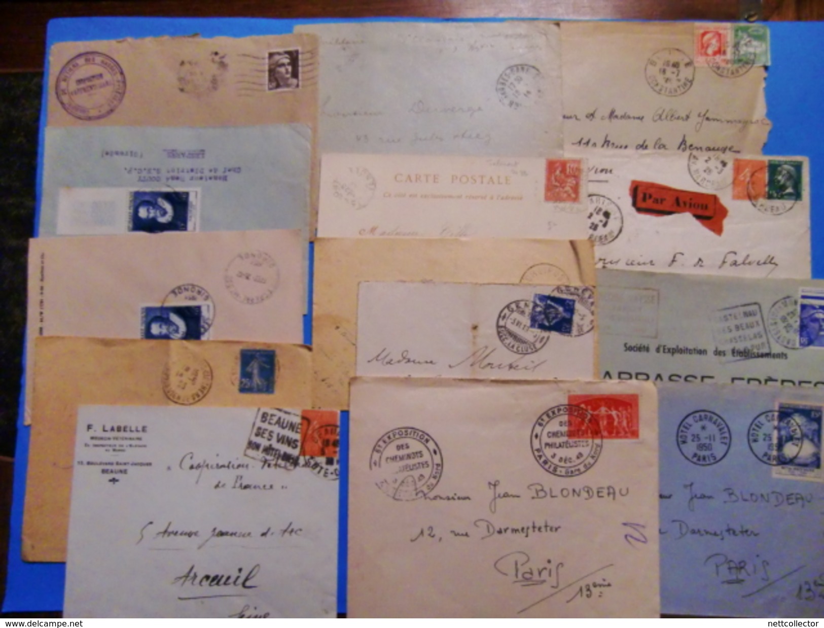 ENORME COLLECTION DE + DE 1200 LETTRES FRANCE/ MONDE DONT CLASSIQUES RAREMENT PRESENTEE SUR LE SITE