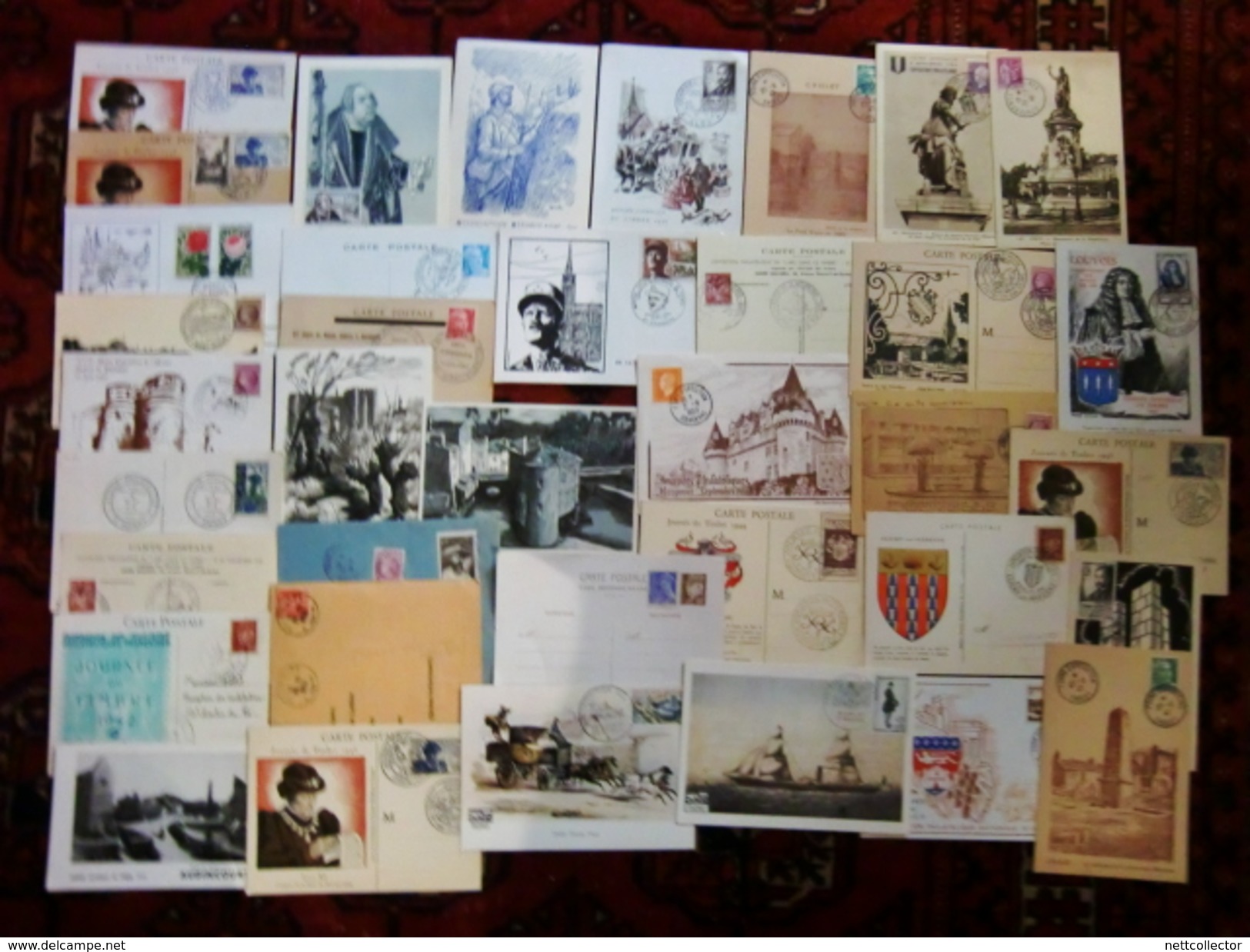 ENORME COLLECTION DE + DE 1200 LETTRES FRANCE/ MONDE DONT CLASSIQUES RAREMENT PRESENTEE SUR LE SITE