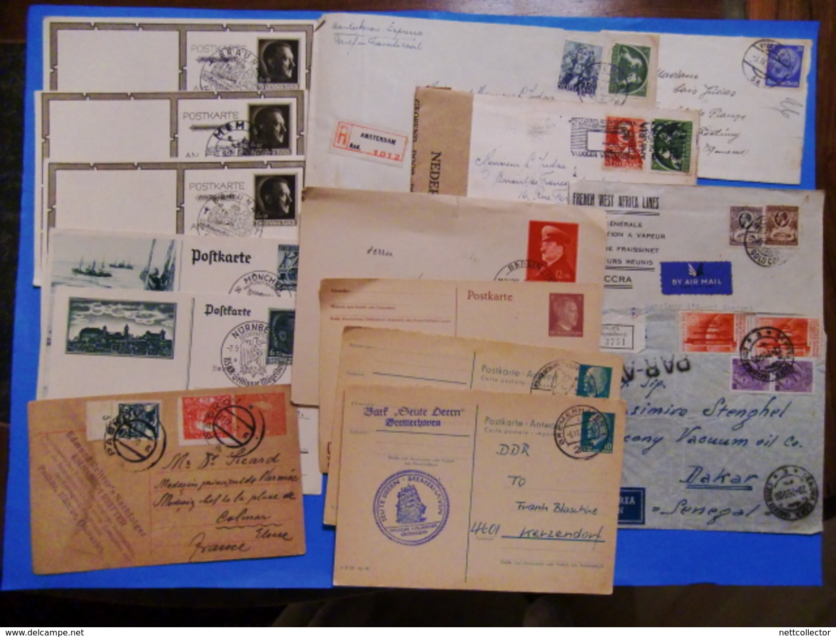 ENORME COLLECTION DE + DE 1200 LETTRES FRANCE/ MONDE DONT CLASSIQUES RAREMENT PRESENTEE SUR LE SITE