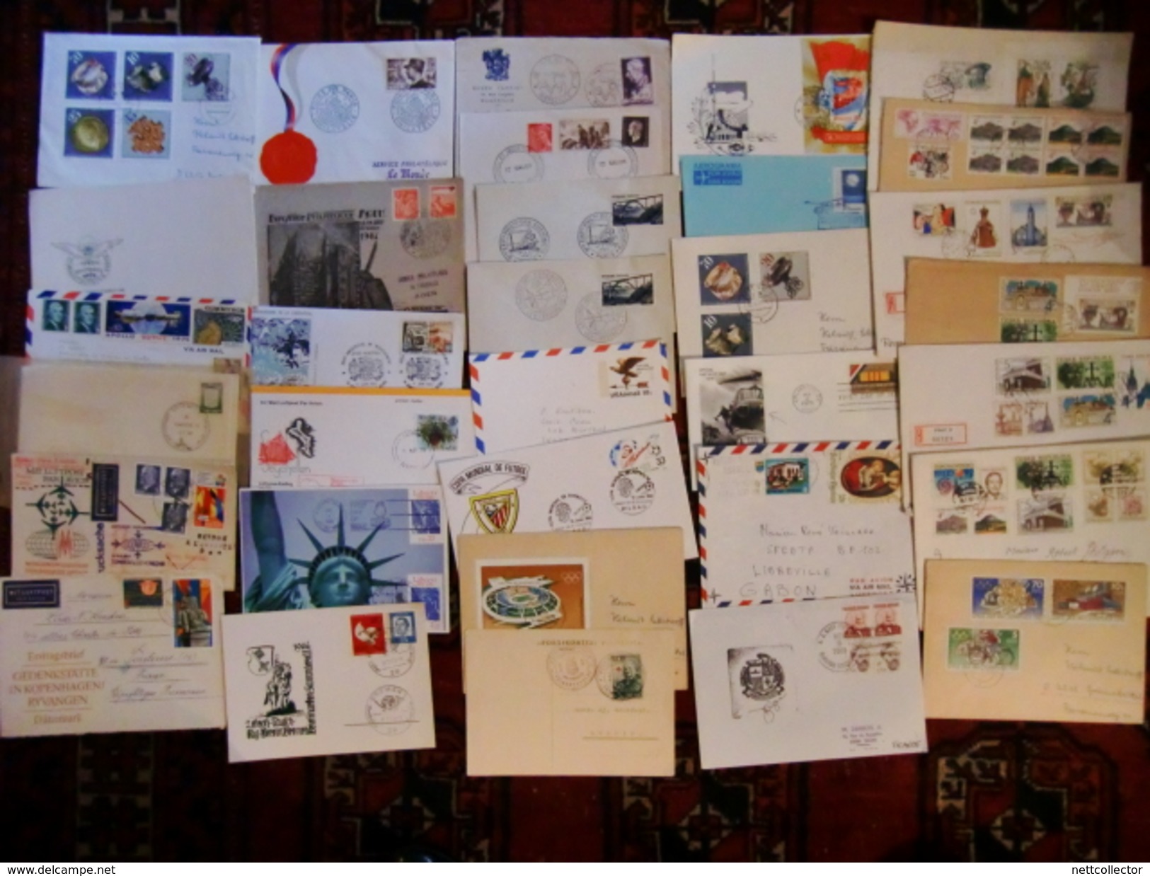 ENORME COLLECTION DE + DE 1200 LETTRES FRANCE/ MONDE DONT CLASSIQUES RAREMENT PRESENTEE SUR LE SITE