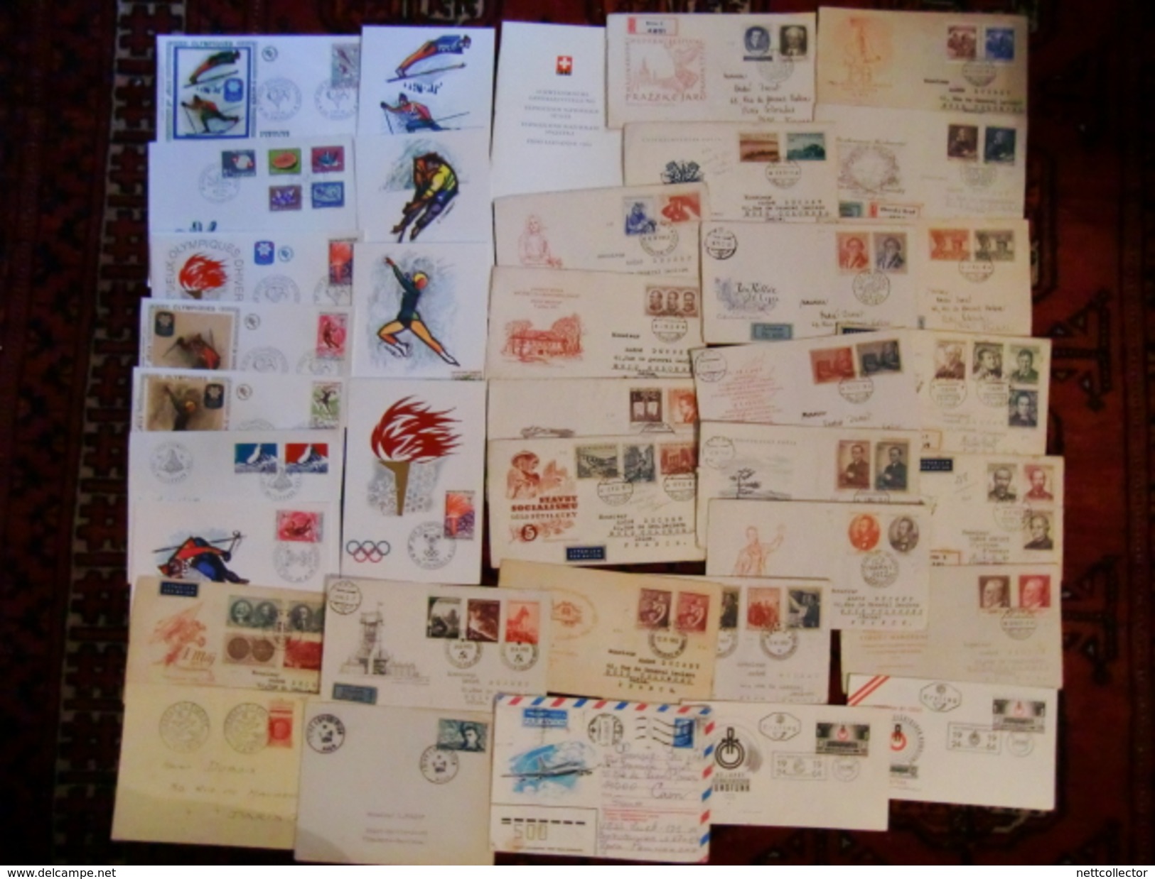 ENORME COLLECTION DE + DE 1200 LETTRES FRANCE/ MONDE DONT CLASSIQUES RAREMENT PRESENTEE SUR LE SITE