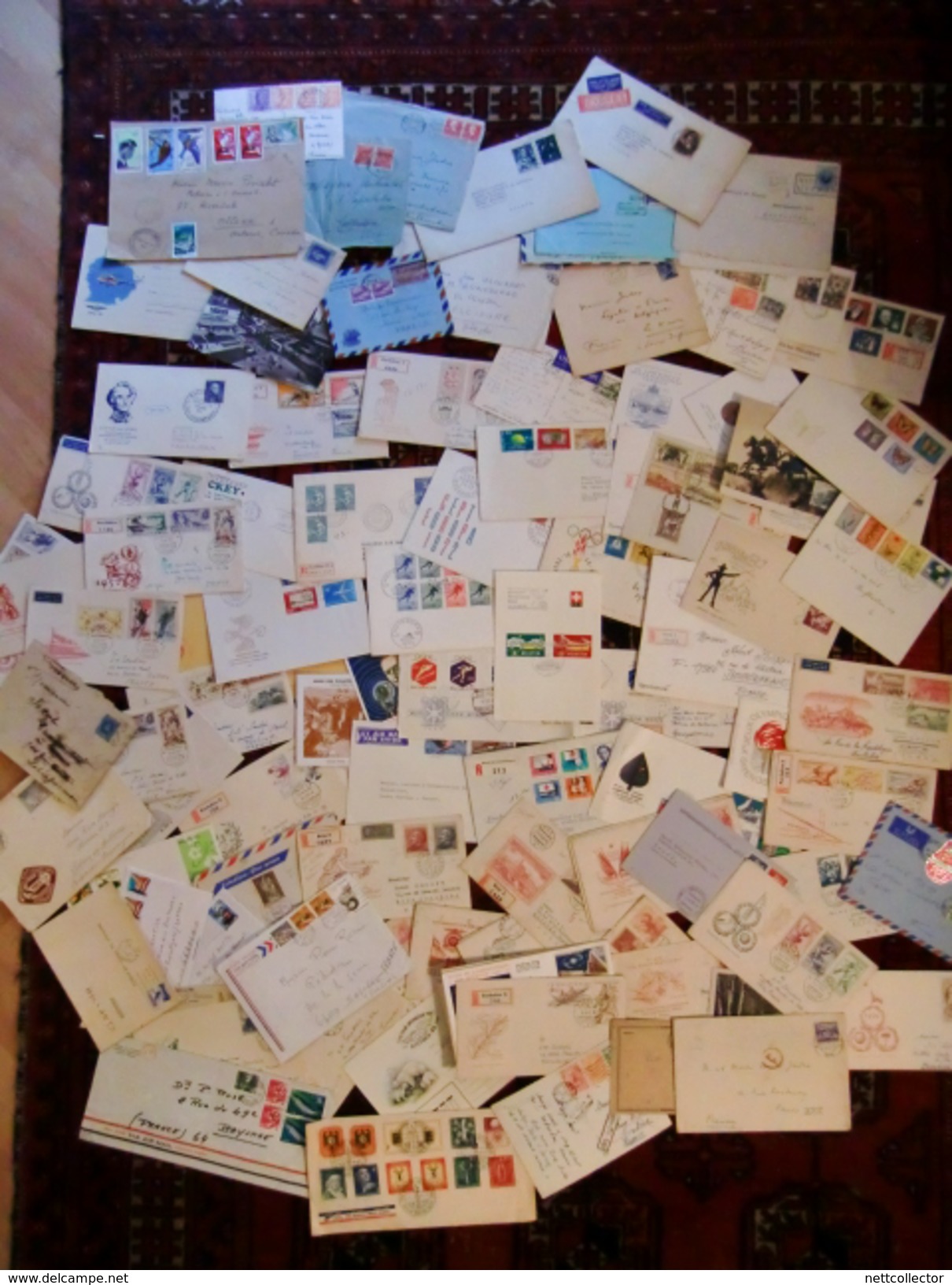 ENORME COLLECTION DE + DE 1200 LETTRES FRANCE/ MONDE DONT CLASSIQUES RAREMENT PRESENTEE SUR LE SITE