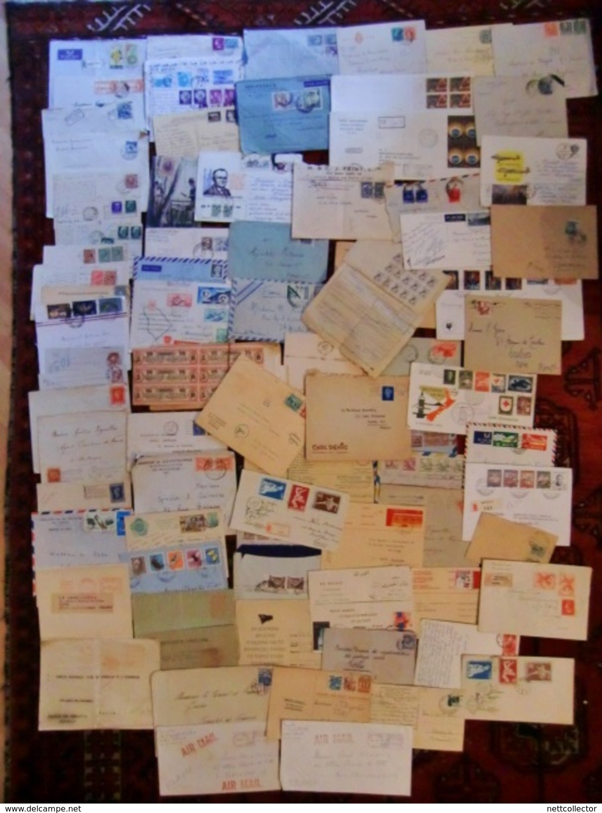 ENORME COLLECTION DE + DE 1200 LETTRES FRANCE/ MONDE DONT CLASSIQUES RAREMENT PRESENTEE SUR LE SITE