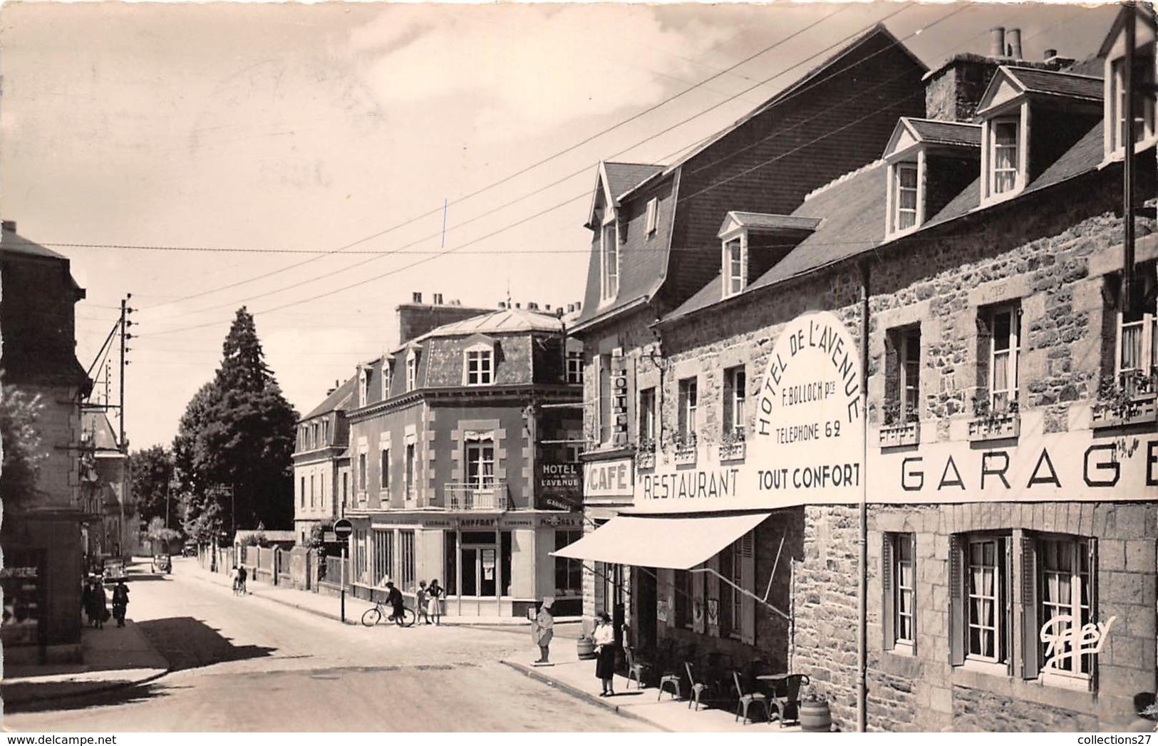 22-GUINGAMP- " HÔTEL DE L'AVENUE " ET BOULVARD DE LA MARNE - Guingamp