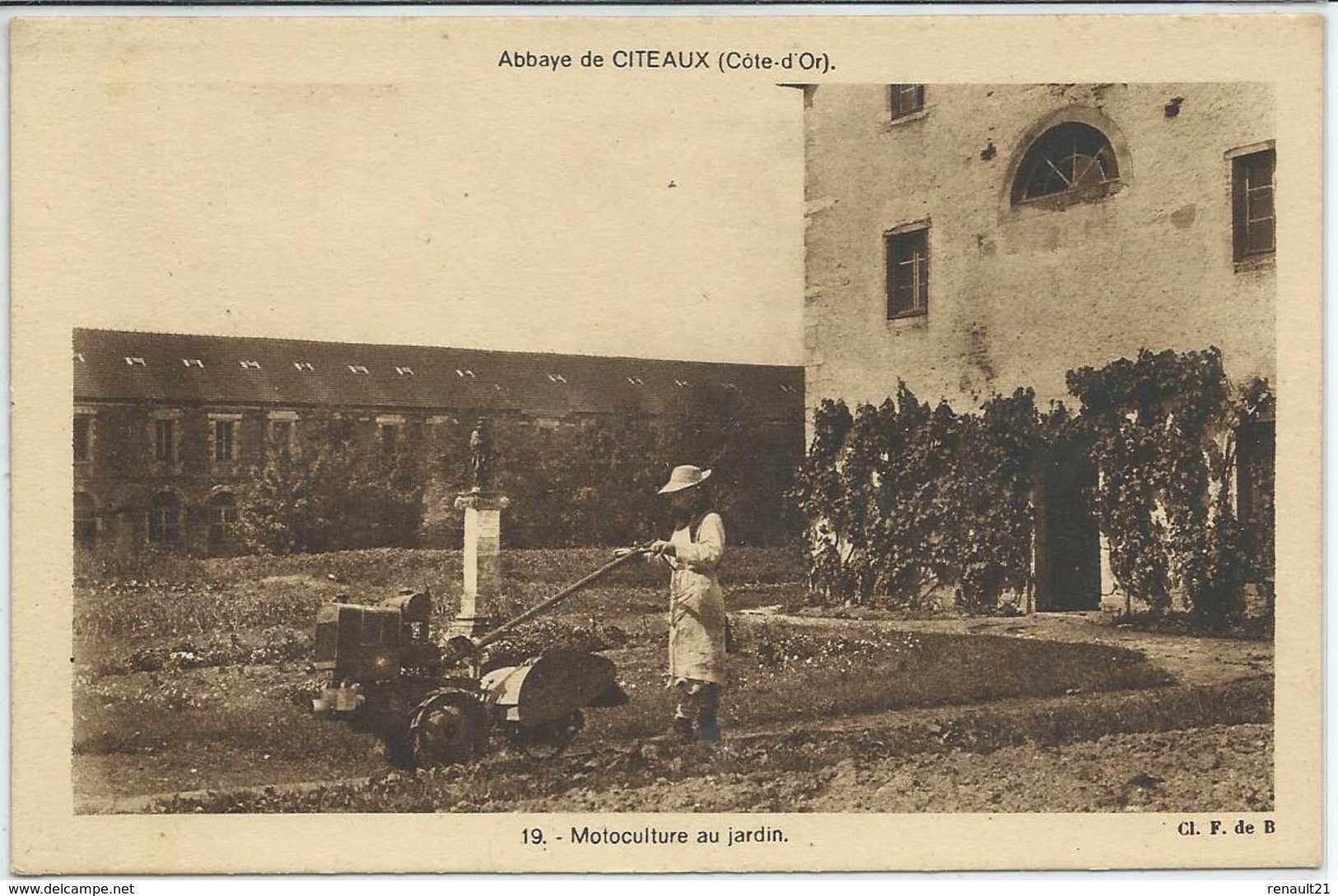 Saint-Nicolas-lès-Citeaux-Abbaye De Citeaux-Motoculture Au Jardin-(SÉPIA) - Autres & Non Classés